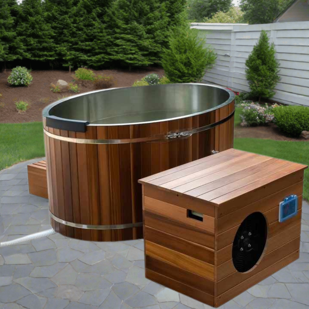 Premium Red Cedar Cold Plunge Tub