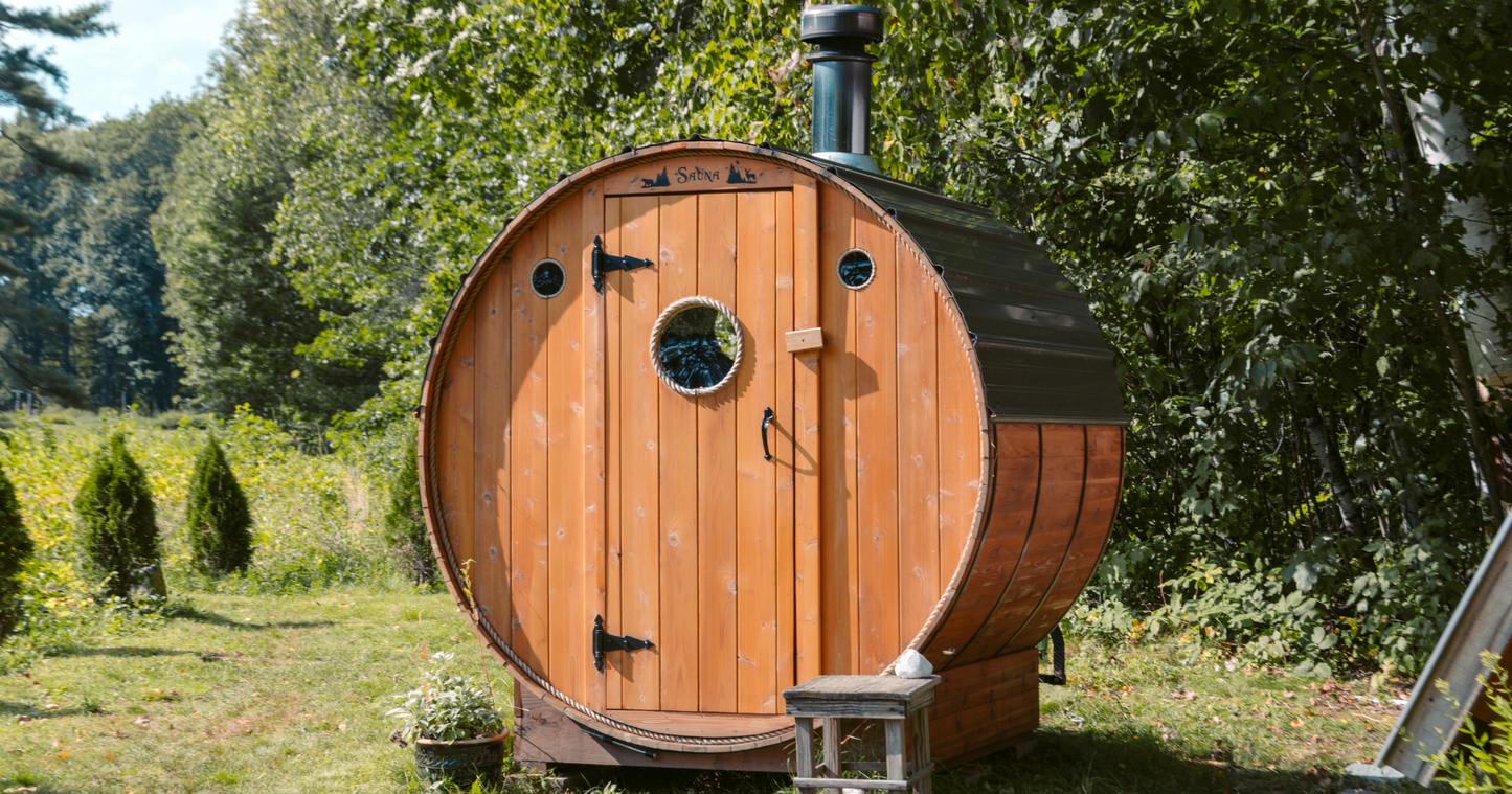 Vault Of Wellness 4-6 persons Barrel Sauna