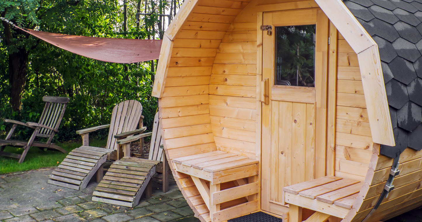 Vault Of Wellness 4-6 persons Barrel Sauna