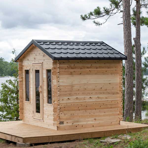Leisure Craft Georgian Cabin Sauna with Changeroom