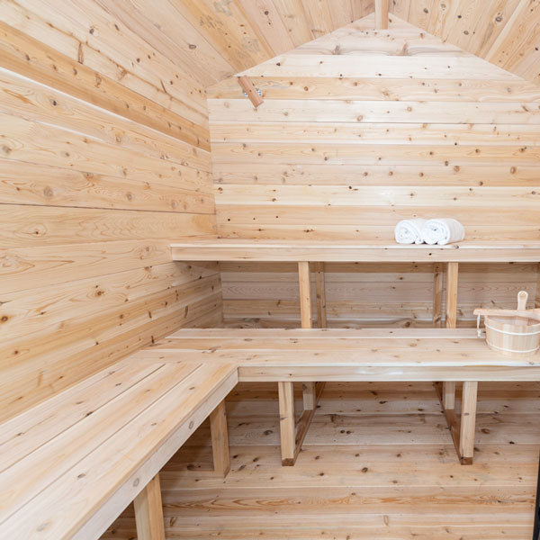 Leisure Craft CT Georgian Cabin Sauna with Porch