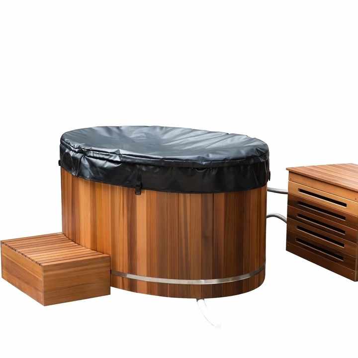Premium Red Cedar Cold Plunge Tub