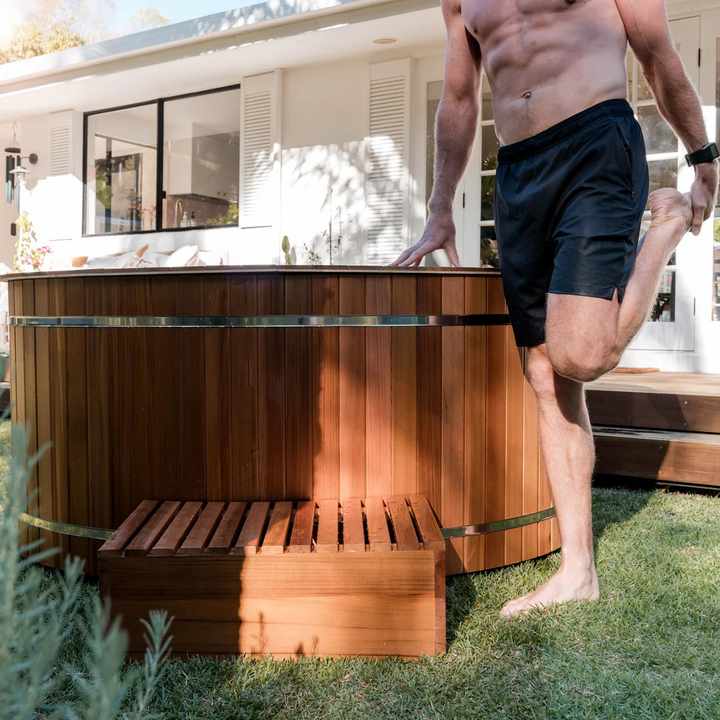 Premium Red Cedar Cold Plunge Tub