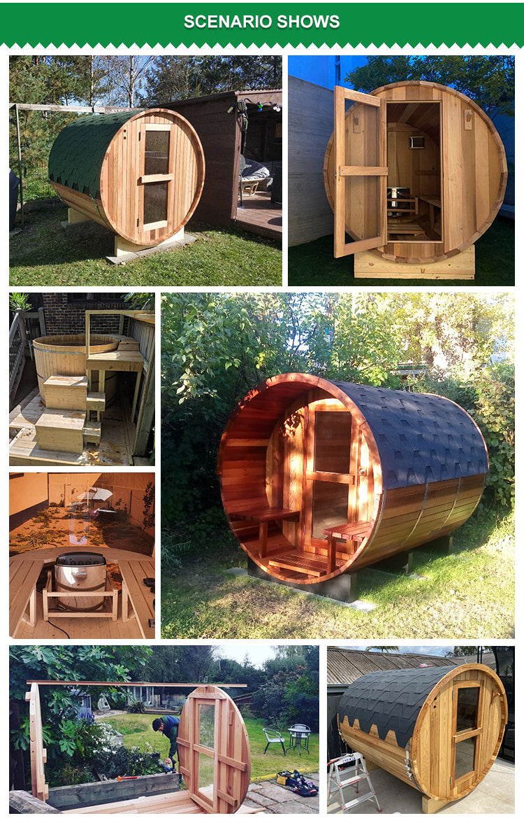Vault Of Wellness 4-6 persons Barrel Sauna