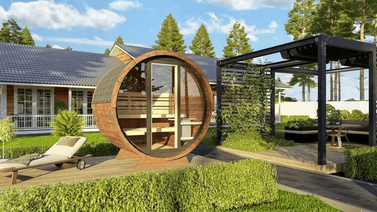 Vault Of Wellness 4-6 persons Barrel Sauna