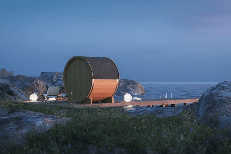 Vault Of Wellness 4-6 persons Barrel Sauna