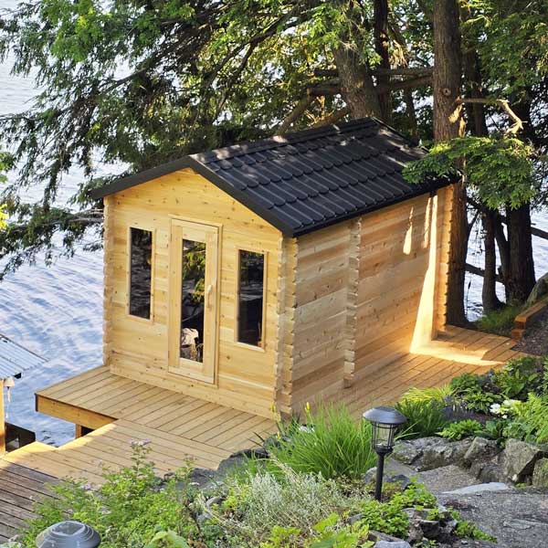 Leisure Craft Georgian Cabin Sauna with Changeroom