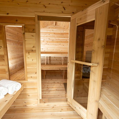 Leisure Craft Georgian Cabin Sauna with Changeroom