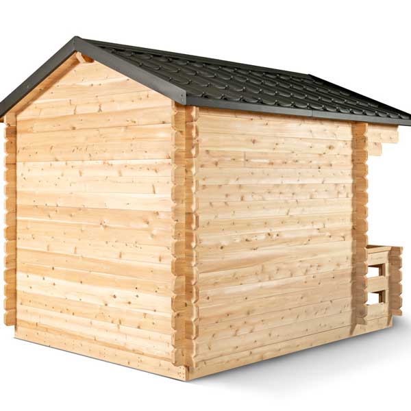 Leisure Craft CT Georgian Cabin Sauna with Porch